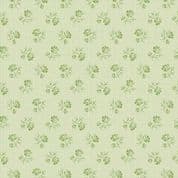 9460 - Ayla - Max & Louise - Grid Flower on Green - 1723_G - Cotton Fabric