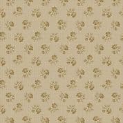 9461 - Ayla - Max & Louise - Grid Flower on Brown - 1723_N - Cotton Fabric