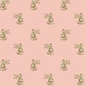 9462 - Ayla - Max & Louise - Flower Girl on Pink - 1724_E - Cotton Fabric