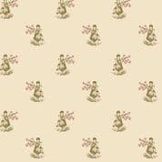 9464 - Ayla - Max & Louise - Flower Girl on Cream - 1724_L - Cotton Fabric