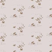 9474 - Ayla - Max & Louise - Brown Birds on Pale Mauve - 1727_P - Cotton Fabric