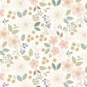 9475 - Sky Garden - Floral on Cream - Cassandra Connolly - CC56.1 - Cotton Fabric