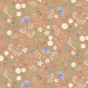 9479 - Sky Garden - Floral Odyssey Light Burnt Sienna - Cassandra Connolly - CC57.2 - Cotton Fabric