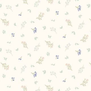 9481 - Sky Garden - Sprig on Cream - Cassandra Connolly - CC58.1 - Cotton Fabric