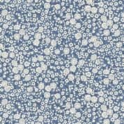 9496 - Petite Fleur - Blossom - Cream Floral on Blue - Ditzy Floral - 182_B - Cotton Fabric