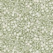 9497 - Petite Fleur - Blossom - Cream Floral  on Green - Ditzy Floral - 182_G - Cotton Fabric
