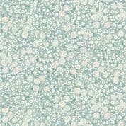 9498 - Petite Fleur - Blossom - Cream Floral  on Light Teal - Ditzy Floral - 182_T - Cotton Fabric