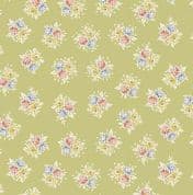 9502 - Petite Fleur - Posy - Floral Bouquet on Green - Ditzy Floral - 184_G - Cotton Fabric