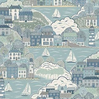 9520 - Driftwood - Cove - Seaside Harbour Light Blue - 171_B3 - Cotton Fabric