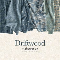 9540 - Driftwood - Seagrass  - Grey on Cream - 178_S - Cotton Fabric