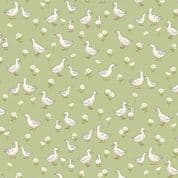 9552 - Little Ones - Ducks - Pale Green - 190_G - Cotton Fabric
