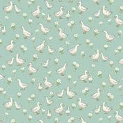 9553 - Little Ones - Ducks - Pale Teal - 190_T - Cotton Fabric