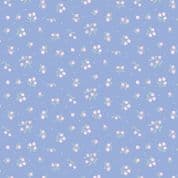 9582 - Dear Spring - Ditsy Dance - Dusky Mid Blue - Cassandra Connolly - CC70.3 - Cotton Fabric