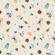 9583 - Small Things Fairytales - Goldilocks & Three Bears - Lewis & Irene - SM115 - Cotton Fabric