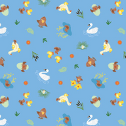 9592 - Small Things Fairytales - The Ugly Duckling - Lewis & Irene - SM124 - Cotton Fabric
