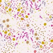 9611 - Sun Print 2026 - Equanimity on Light White - Makower UK - 10048_L - Cotton Fabric