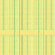 9624 - Sun Print 2026 - Ledger on Buttercup Yellow - Makower UK - 10049_Y - Cotton Fabric