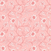 9638 - Botanical Oasis - Passion Flower on Pink - Lewis & Irene - A986B - Cotton Fabric