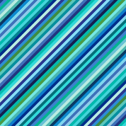 9652 - Animal Alphabet - Blue Stripes - Lewis & Irene - A973C - Cotton Fabric