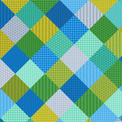 9655 - Animal Alphabet - Patchwork Blues - Lewis & Irene - A974C - Cotton Fabric