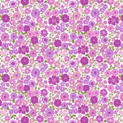9664 - Boho Blooms - Boho Blooms Pretty Purples - Lewis & Irene - L16B - Cotton Fabric