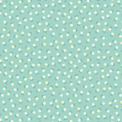 9669 - Boho Blooms - Little Daisies on Aqua Green - Lewis & Irene - L17A - Cotton Fabric