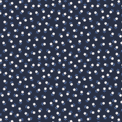 9670 - Boho Blooms - Little Daisies on Navy Blue - Lewis & Irene - L17B - Cotton Fabric