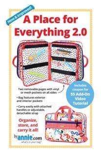 A Place for Everything 2.0 - Bag Sewing Pattern - byAnnie.com - PBA207-2