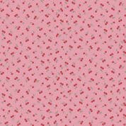 Afternoon Tea - 9141 - Makower UK - Cherry Crush on Pink - 094_P - Cotton Fabric