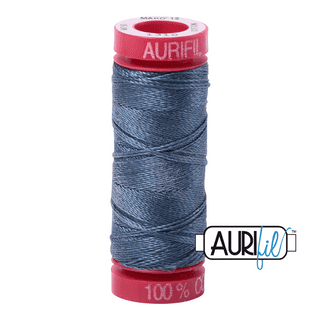 Aurifil 12 Cotton Thread - 1310 (Dark Greyish Blue)