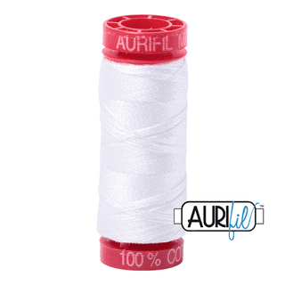 Aurifil 12 Cotton Thread - 2024 (White)