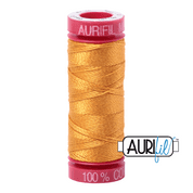 Aurifil 12 Cotton Thread - 2140 (Marigold Yellow)