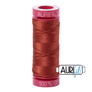 Aurifil 12 Cotton Thread - 2350 (Rusty Brown)