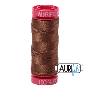 Aurifil 12 Cotton Thread - 2372(Mid Brown)