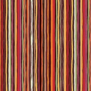 Autumn Days - 8561 - Autumn Chalk Stripe - Makower 1523_R - Cotton Fabric