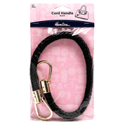 Bag Handle - Cord - 48cm - Black - H4510.BK