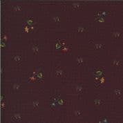 Bittersweet Lane - 7414 - 9641.16 Kansas Troubles - Floral on Burgundy Hydrangea Cotton Fabric