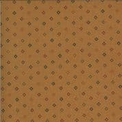 Bittersweet Lane - 7426 - 9647.12 Kansas Troubles - Small Diamond on Dark Tan Cotton Fabric