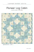 Blue Pioneer Log Cabin - Edyta Sitar