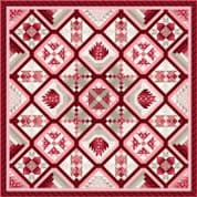 Blushing Blooms - Block of the Month - 9 months - Finished Size 93” x 93”