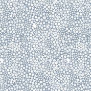 Bunny Hop - 7521 - Lewis & Irene A527.3 - Mini Bunny Floral on Light Denim Blue Cotton Fabric