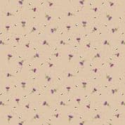 Celtic Faeries - 8480 - Thistle Bee Natural Gold Metallic - Lewis & Irene A734.2 - Cotton Fabric