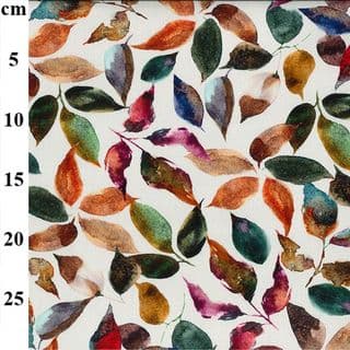 CNV-202 - Cotton Canvas - Multicolour Autumn Leaves - JLC0672-F - 100% Cotton CANVAS Fabric
