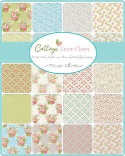 Cottage Linen Closet - Mini Charm by Brenda Riddle  for Moda Fabrics