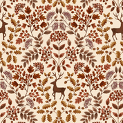 Cranborne Chase - 9073 - Lewis & Irene - Cranborne Chase on Dark Cream - A834.1 - Cotton Fabric