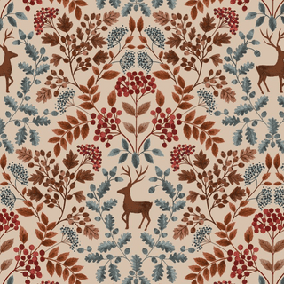 Cranborne Chase - 9075 - Lewis & Irene - Cranborne Chase on Light Oak - A834.3 - Cotton Fabric