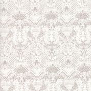 CW-A036 Moda Stiletto by Basic Grey Lace Floral,Cream on Taupe - 30614 24 - Cotton Fabric