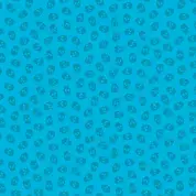 CW-E019 - Makower UK - The Watcher Tainted Love on Blueberry Blue - 9837_T - Cotton Fabric