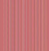 CW-H019 - Red and White Pin Stripe - Makower 2088.R - Cotton Fabric