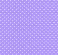 CW-K001 - Lilac Hearts Purple - Andover Fabrics 9149 P - Cotton Fabric